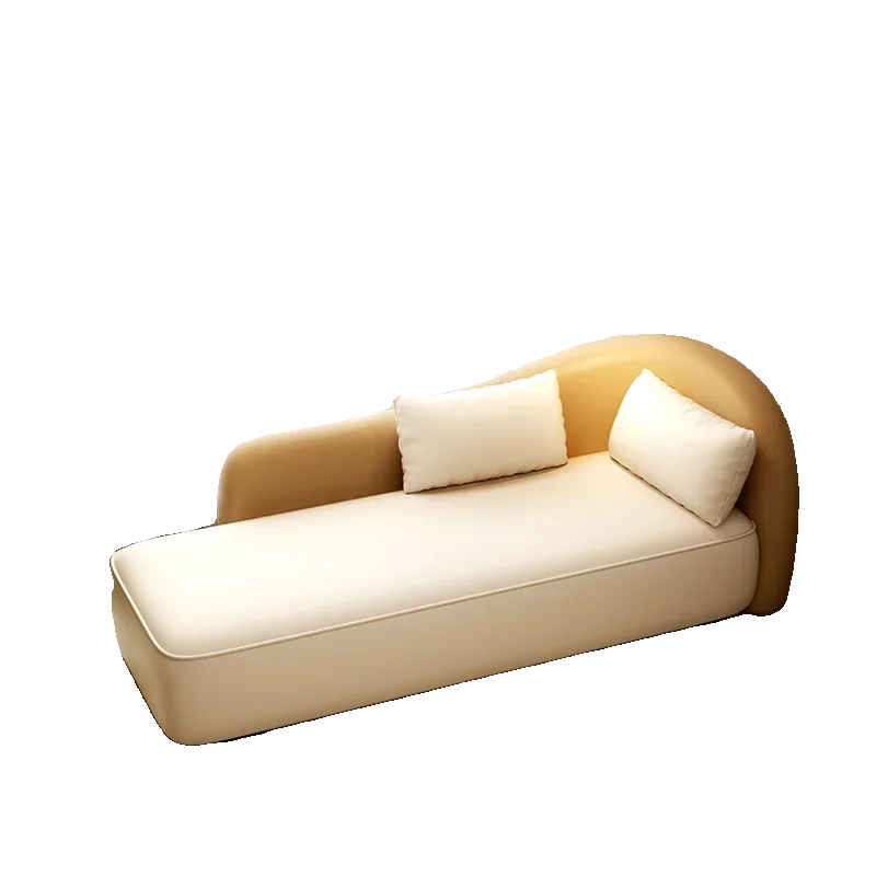 

Light luxury modern concubine chair, curved sofa chair, small apartment living room lazy reclining chair