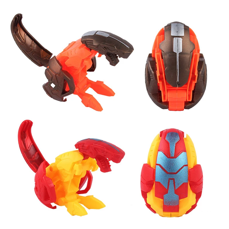 5PCS Dinosaur Robot Transformation Toy Dinosaur Egg Automatic Transformation Twist Egg Party Activity Mini Game Favorite image 5