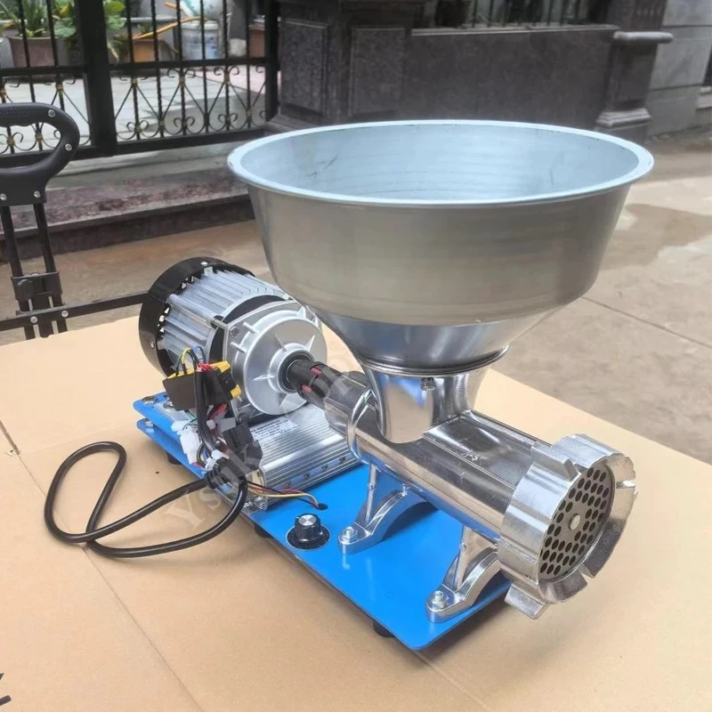 Electric Meat Grinder DC Speed Regulation 48-60V Battery Household Commercial Enema Machine Sausage Filler