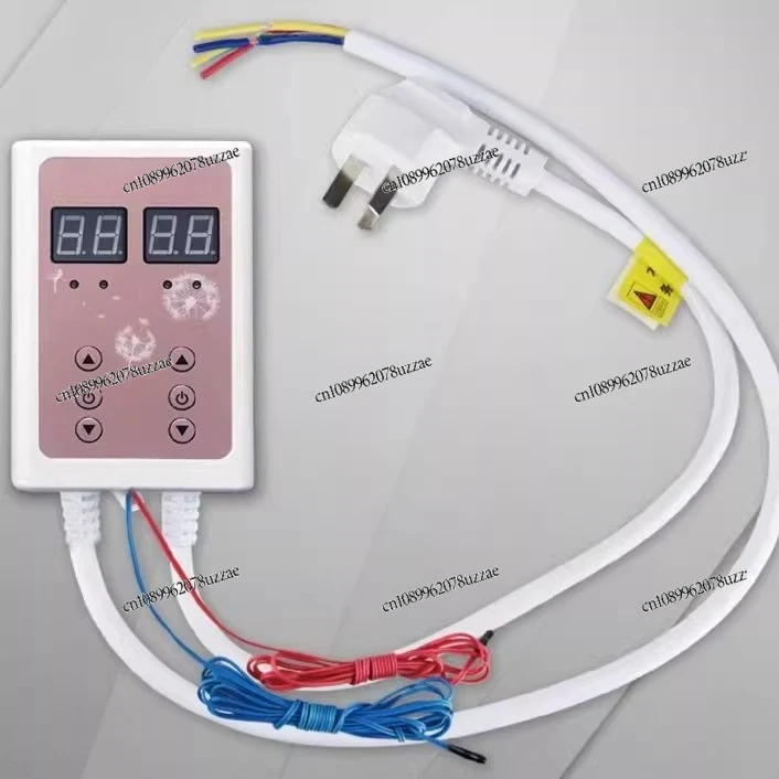 Termostato silencioso de película de calefacción eléctrica, placa calefactora, pantalla Digital de Control doble de temperatura Kang de calefacción
