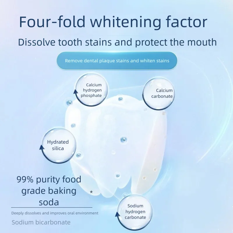Tooth Whitening Powder Fresh Tooth Powder Use With Toothbrush Tongue Scraper Polishing Powder Teeth Bleaching Powder