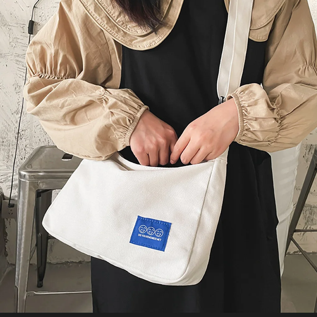 Borsa a tracolla di grande capacità in stile Casual borsa a tracolla borsa regalo di compleanno bianco grande