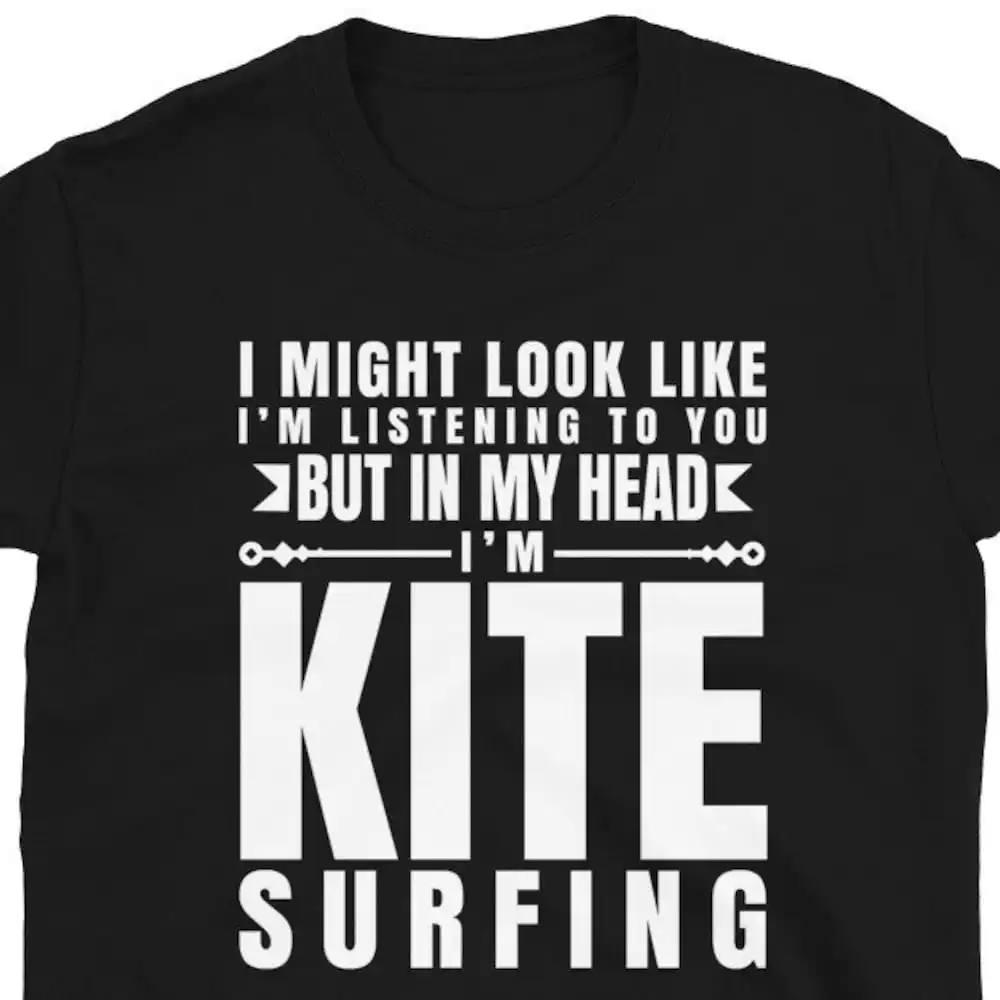 Kitesurf T Shirt For Man Woman Kitesurfing Kitesurfer Kite Board Lover