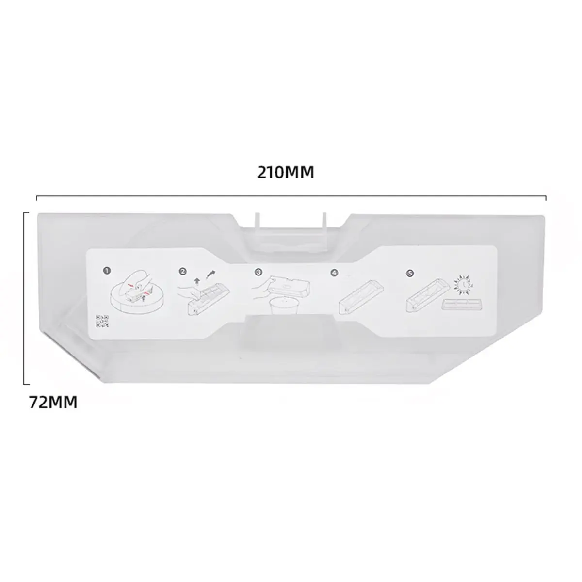 Dust Box for P20 Pro / Qrevo Curv Vacuum Cleaner Parts Dust Trash Box