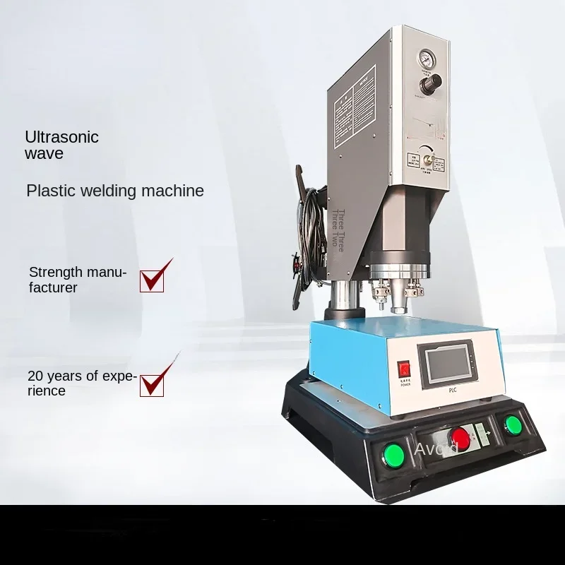 Ultrasonic Plastic Hot Melt Die Casting Product Water Drain Machine Material Mouth 15k20k Ultrasonic Welding Machine