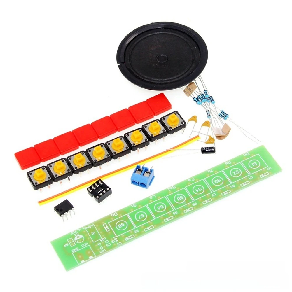 For NE555 Timer-Enabled Piano Organ Module Kit for Educational Soldering and Sound Frequency Adjustment in Circuit Labs