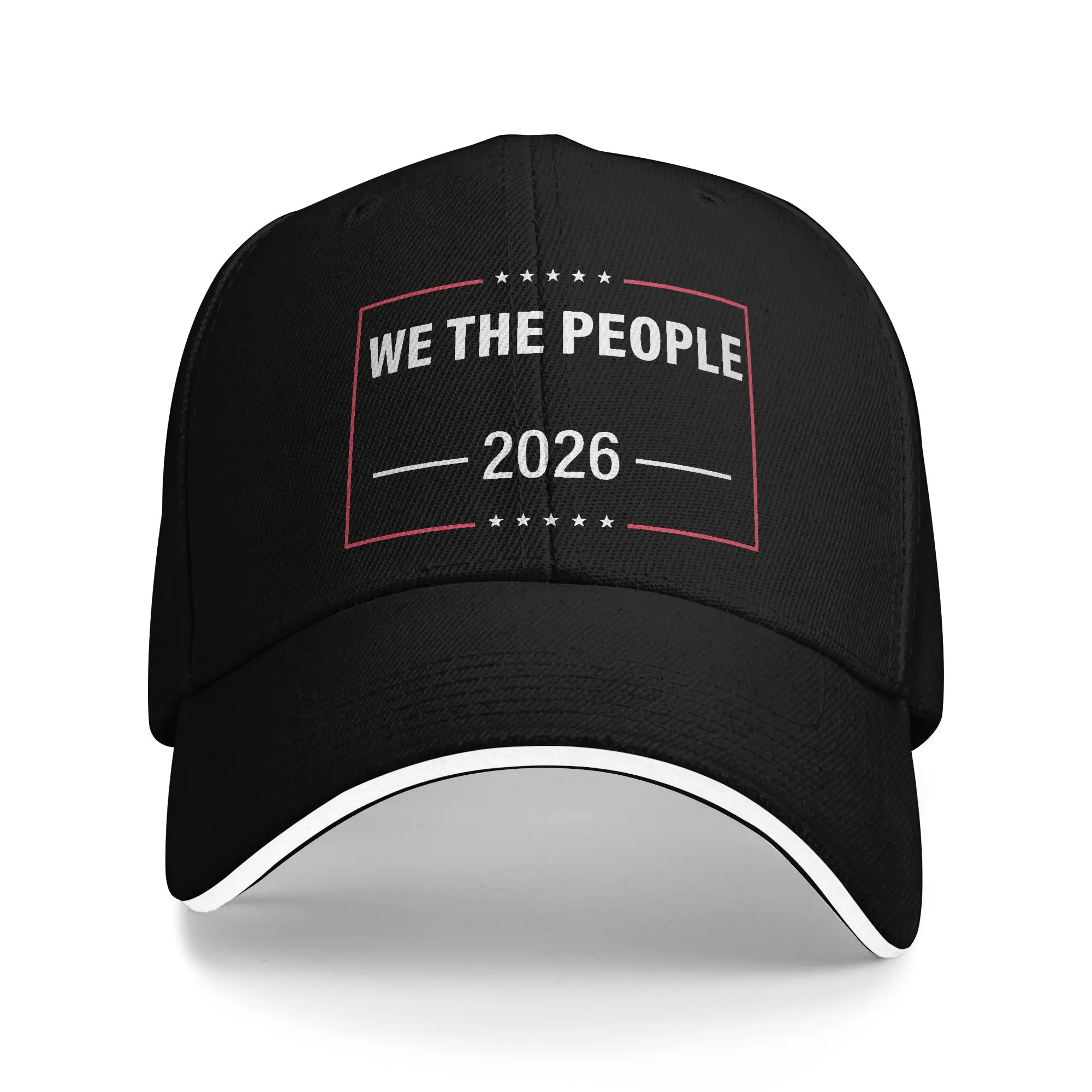 Gorra de Béisbol de Nuevo Diseño We-The-People 2026, Mercancía Americana para Hombres y Mujeres, Gorras Trucker de Moda, Gorra Snapback, Regalo