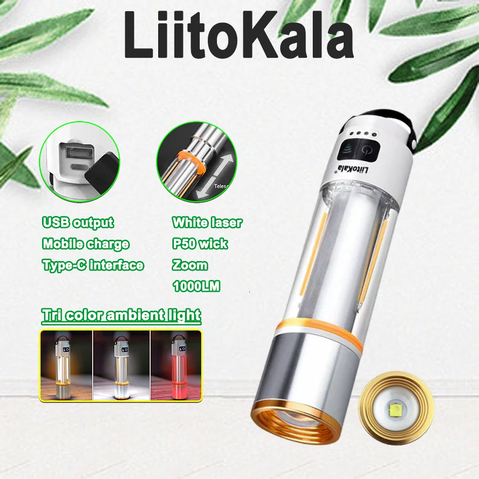 

LiitoKala LF-936 Outdoor camping strong light flashlight