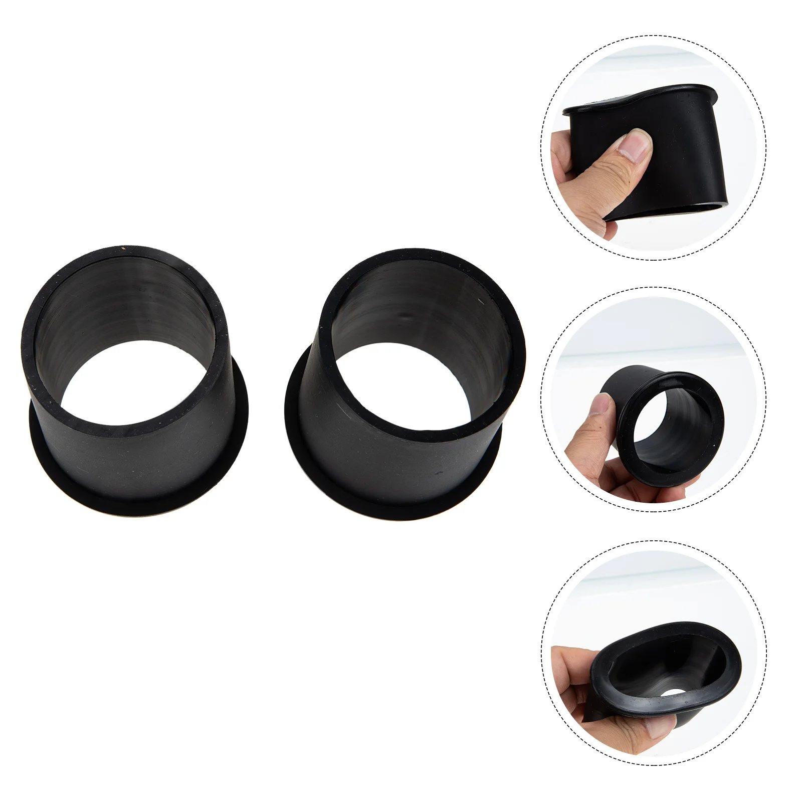 

2 pcs Wedge Durable Silicone Parasol Outdoor Patio Umbrella Thicker Hole Plug Beach Yard Thickened Hole Ring Plug