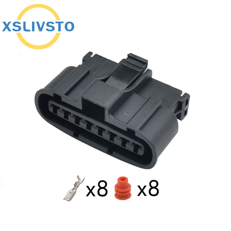 8 Pin auto wire harness connector car air flow meter plug MG640549-5 with clip MG630552-7 For Outlander EVO Pajero 7223-7886-30