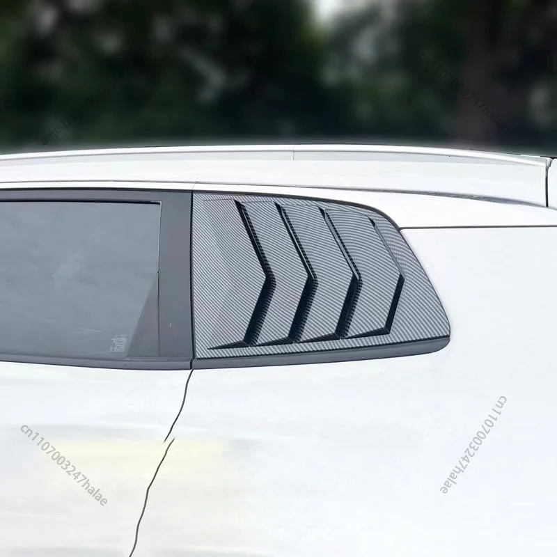 Exterior rear window triangular louver decorative frame For Chery Tiggo 8 pro EBRO S800 2025 2026 Exterior Accessories