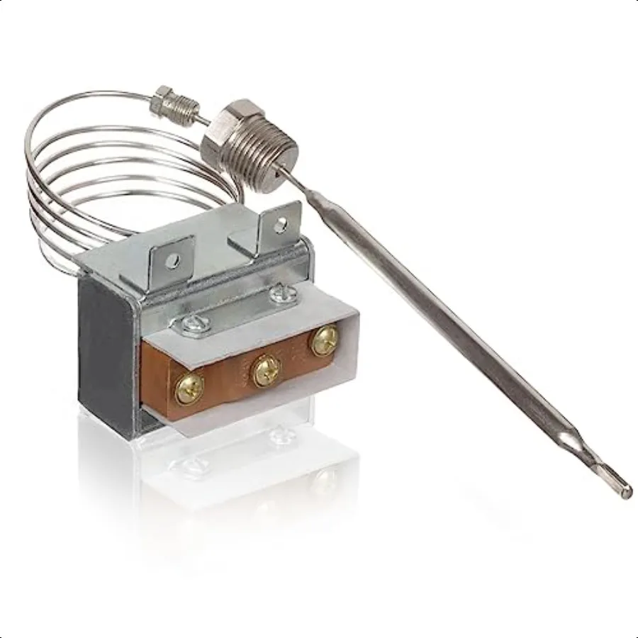 

[Upgraded]1177 high limit tat fryer switch for Fryer 3 8 Mpt Stuff Box 450F LCCM2003000 Gas Fryer Compatible With ATOSA 3010300