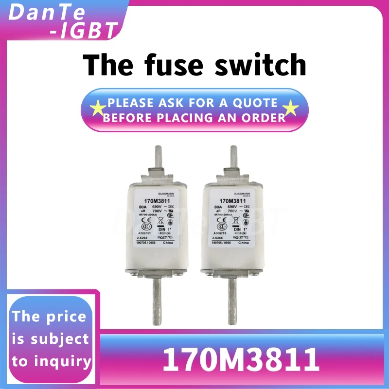 170M3811 new module high power current limiting fuse base original spot