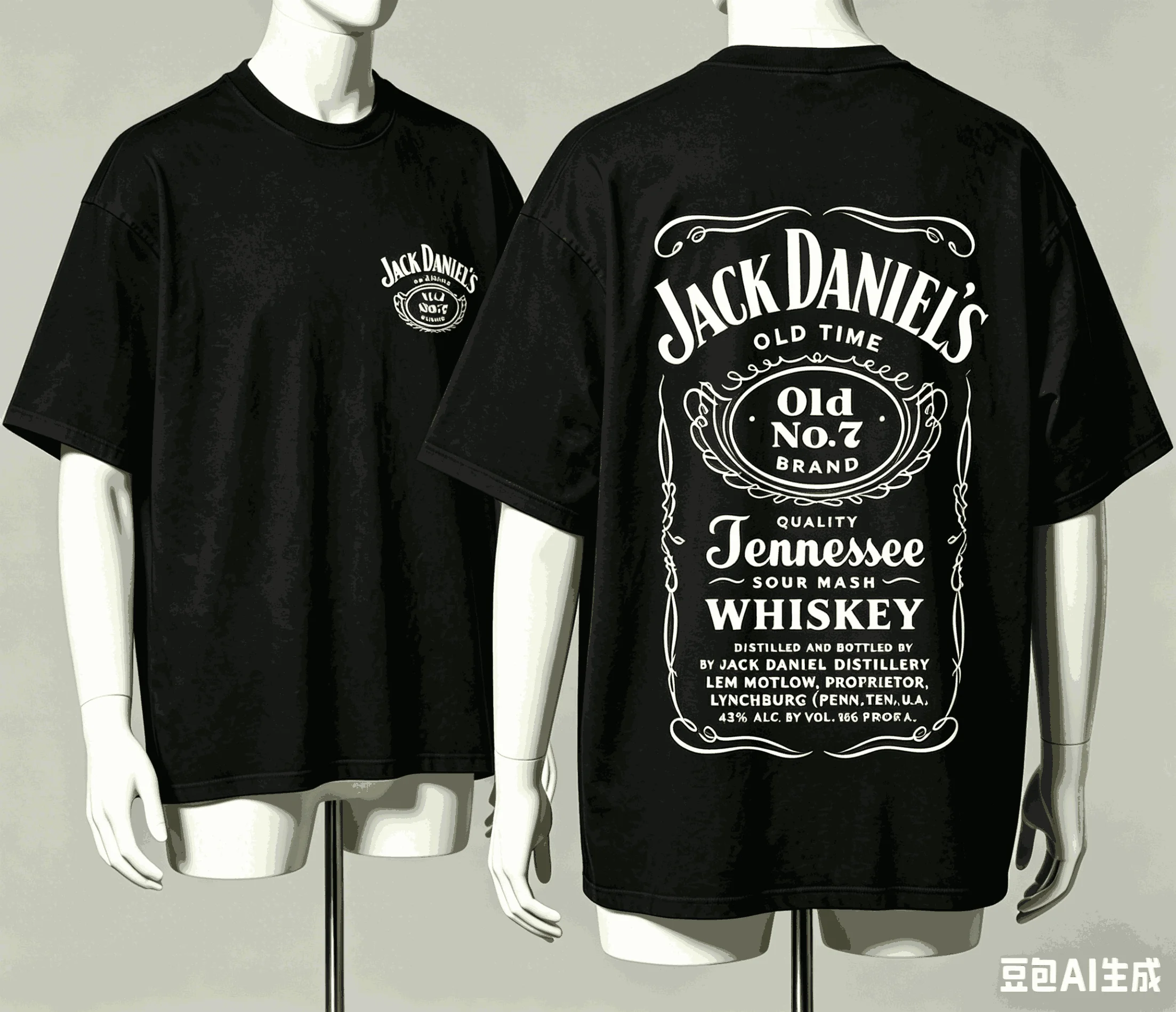Camiseta Jack Daniel's para fanáticos, camiseta Harajuku de gran tamaño para hombre y mujer, ropa de calle de manga corta unisex, ropa de calle de alta calidad para parejas, estilo Retro suave