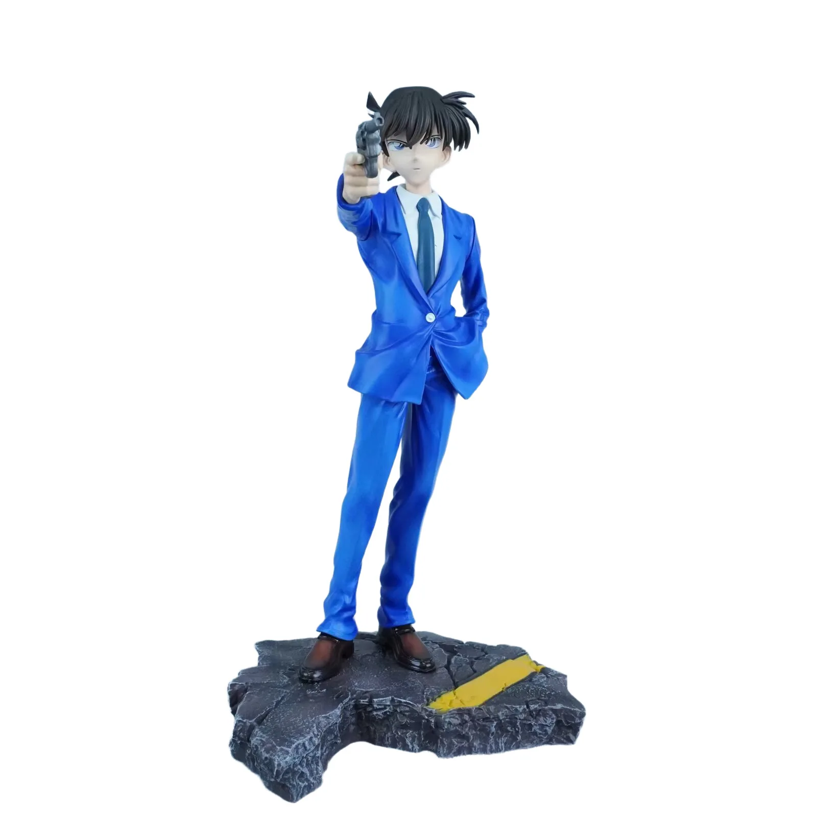 

Модель GK, поза детективного действия с пистолетом, статуя из смолы, Коллекционная неокрашенная аниме-ручная фигурка, модель для подарка