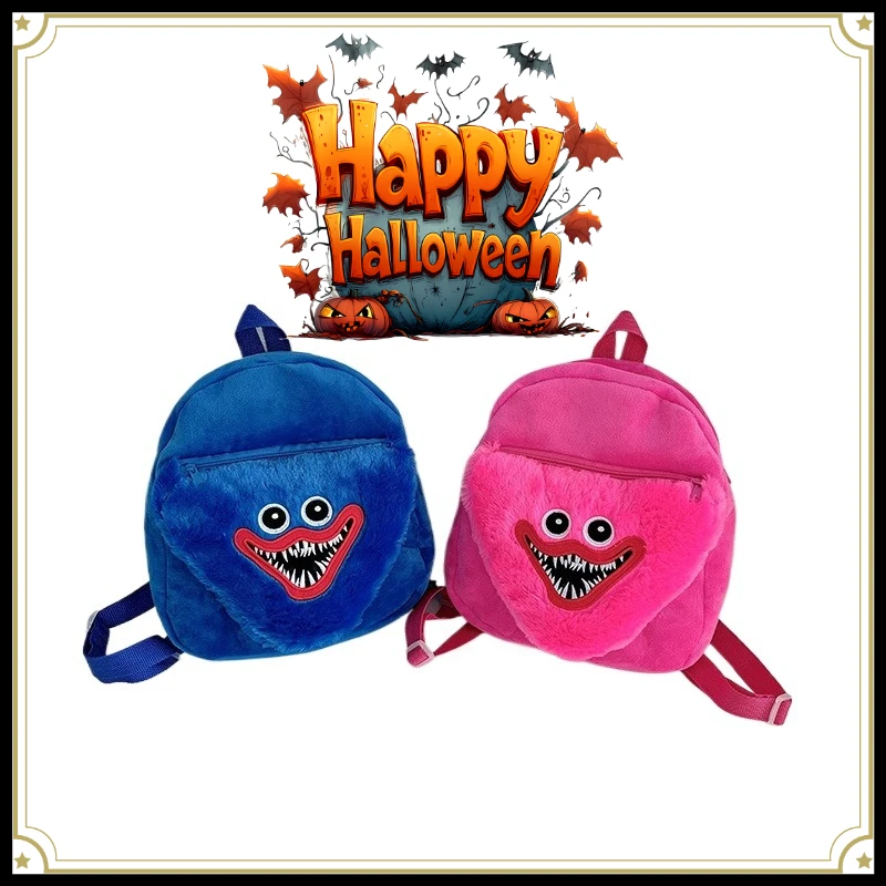 Poppy Playtimes Hot Game Plush Backpack Cute Cartoon Character Soft Exquisite Large Capacity Creativity Toy