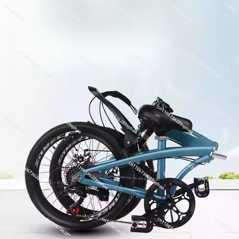 20 inch folding bicycle, men's and women's, student fast bicycle pedals