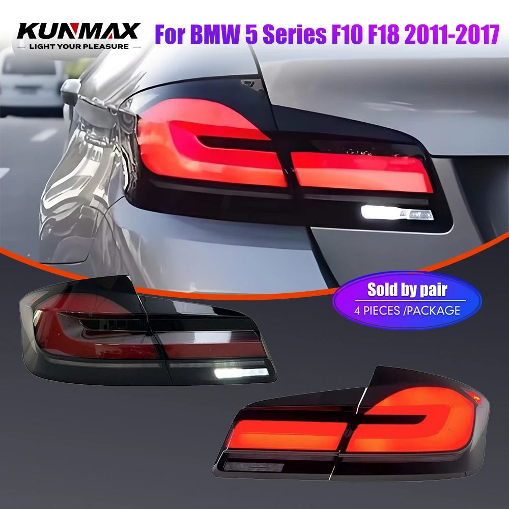 For BMW 5 Series F10 F18 2011-2017 LED Tail Lights Flowing Water Flicker Fog DRL Reverse Tail Lamps Car Tail Light Assembly