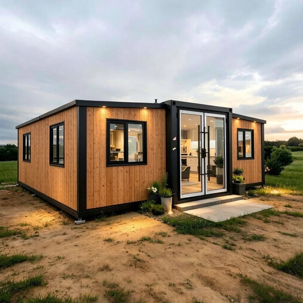 Wholesale Prefabricated Tiny House Garden Rooms Expandable Container House 20ft 40ft Mobile Prefab Home Cabins Warehouse Barn