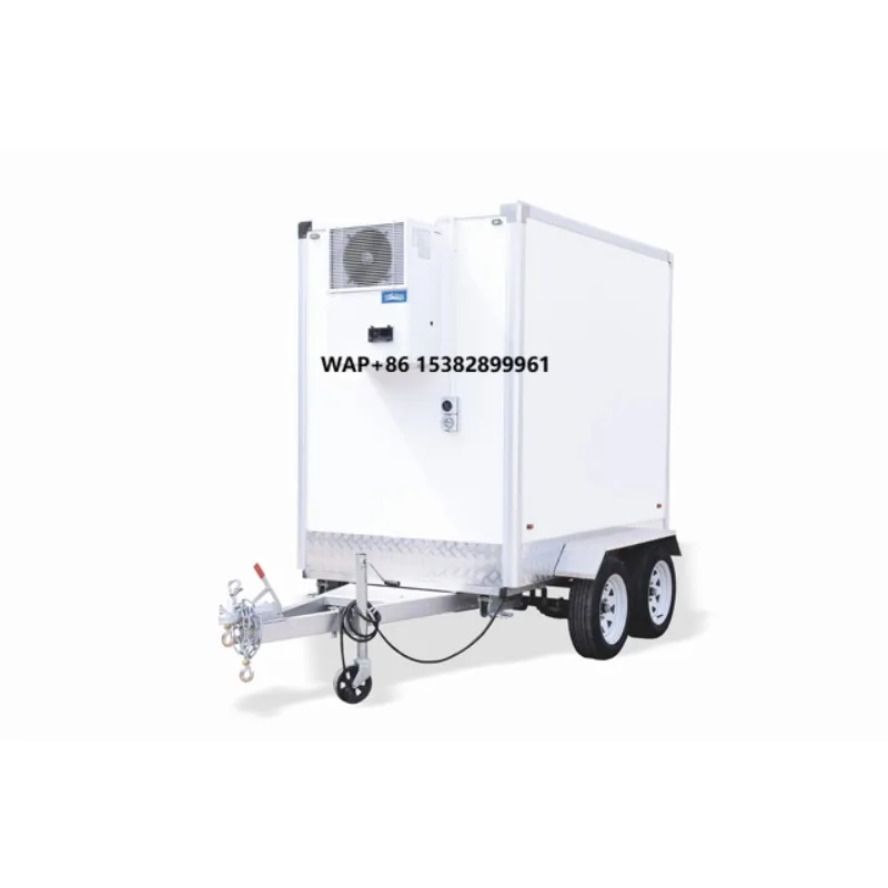 Refrigeration Trailer Box Fast Food caravan Small Freezer Van Refrigeration Units,yieson Food Van Chiller/freezer Trailer