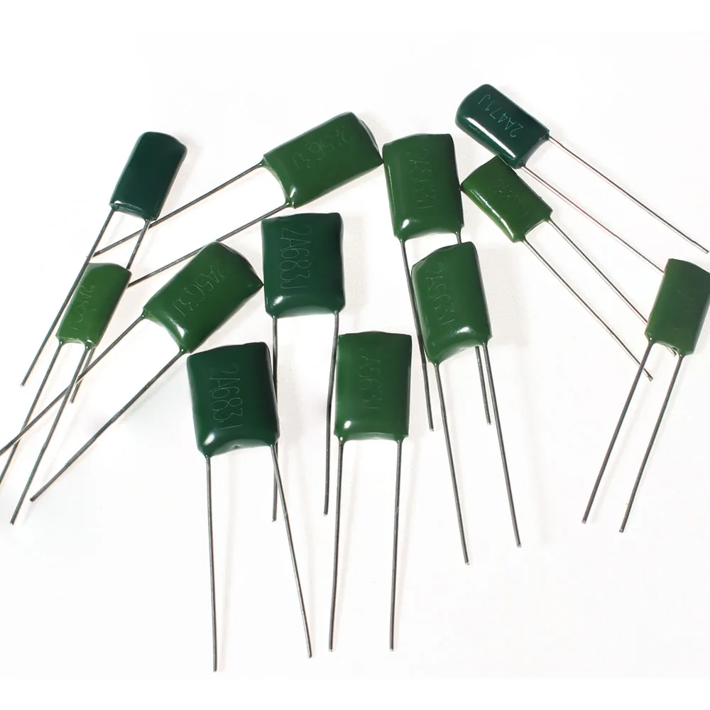 150-620 قطعة 100 فولت فيلم البوليستر مكثف مجموعة متنوعة 0.33nf 0.47nf 0.56nf 0.82nf 1nf 2A331J 2A471J 2A561J 2A821J 2A102J