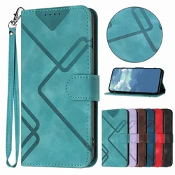 Fashion Flip Case For Apple iPhone 16 15 14 13 12 11 Pro Mini Plus Max 7 8 SE 2020 Wallet Card Pocket Lanyard Phone Cover #NDB