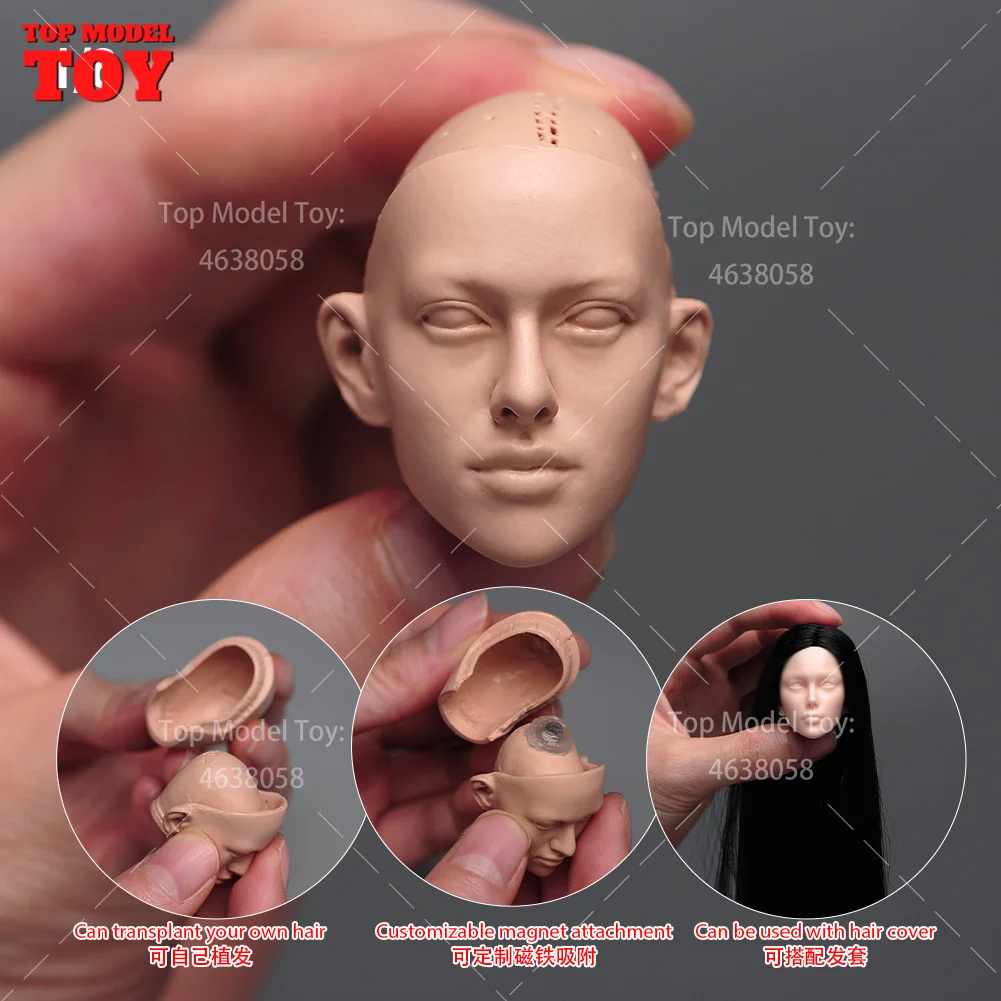 1/6 Schaal Ongeverfd Lee Jung Jae Head Sculpt Carving Korea China Amerikaanse Ster Model Voor 12 ''Soldaat Action Figure Body poppen