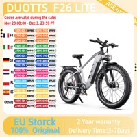 DUOTTS F26 Lite Adult Electric Bike 500W Motor 48V 18AH Battery 26*4.0 Inch Tires Fat Tires All-Terrain Electric Bicycle