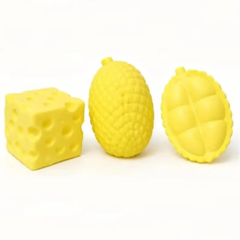 Slow Rebound Square Stress Relief Squeeze Toys Cheese Durian Design Fidget Toy for Kids Adults Birthday Gift Travel