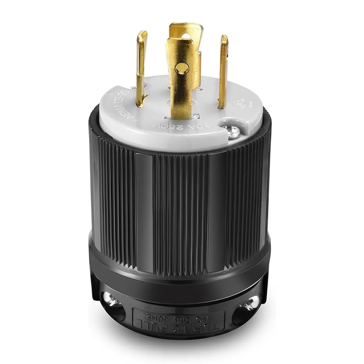 

AA98 NEMA L15-30P/30C Male/Female Plug Connector ,30Amp,AC 250 Volt,3 Pole-4 Wire,Grouding,Twist Locking