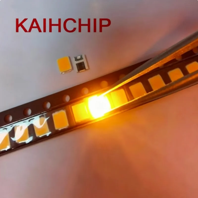 50PCS 2835 Golden Yellow SMD LED 0.2W 0.5W 1W 3V 3528 Amber LED for Volcanic Atomization Humidifier