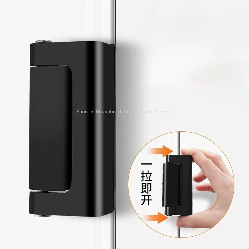 

Anti-theft lock catch card buckle fixed anti-lock indoor room door security plug bolt door buckle device anti-theft inside