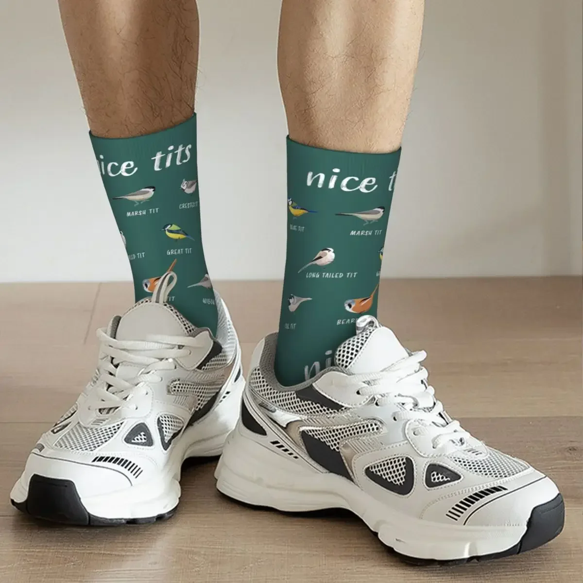 Calcetines de calidad para hombre y mujer, medias divertidas para ver aves, regalos para todas las estaciones