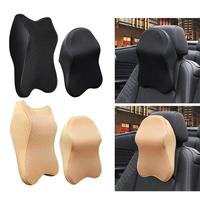 Car Neck Cushion Seat Pillow Headrest Lumbar Support for Back Pain Relief Office Chair Memory Foam Ergonomic Design