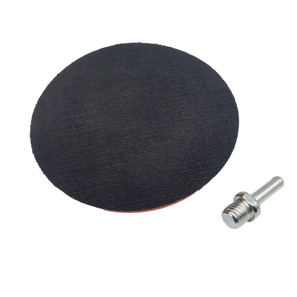 Power Tool Sanding Pad Polishing Pad Polishing Pads Rubber+metal 000 Rpm 12 12000 Rpm 1pcs Angle Grinder Black+Red