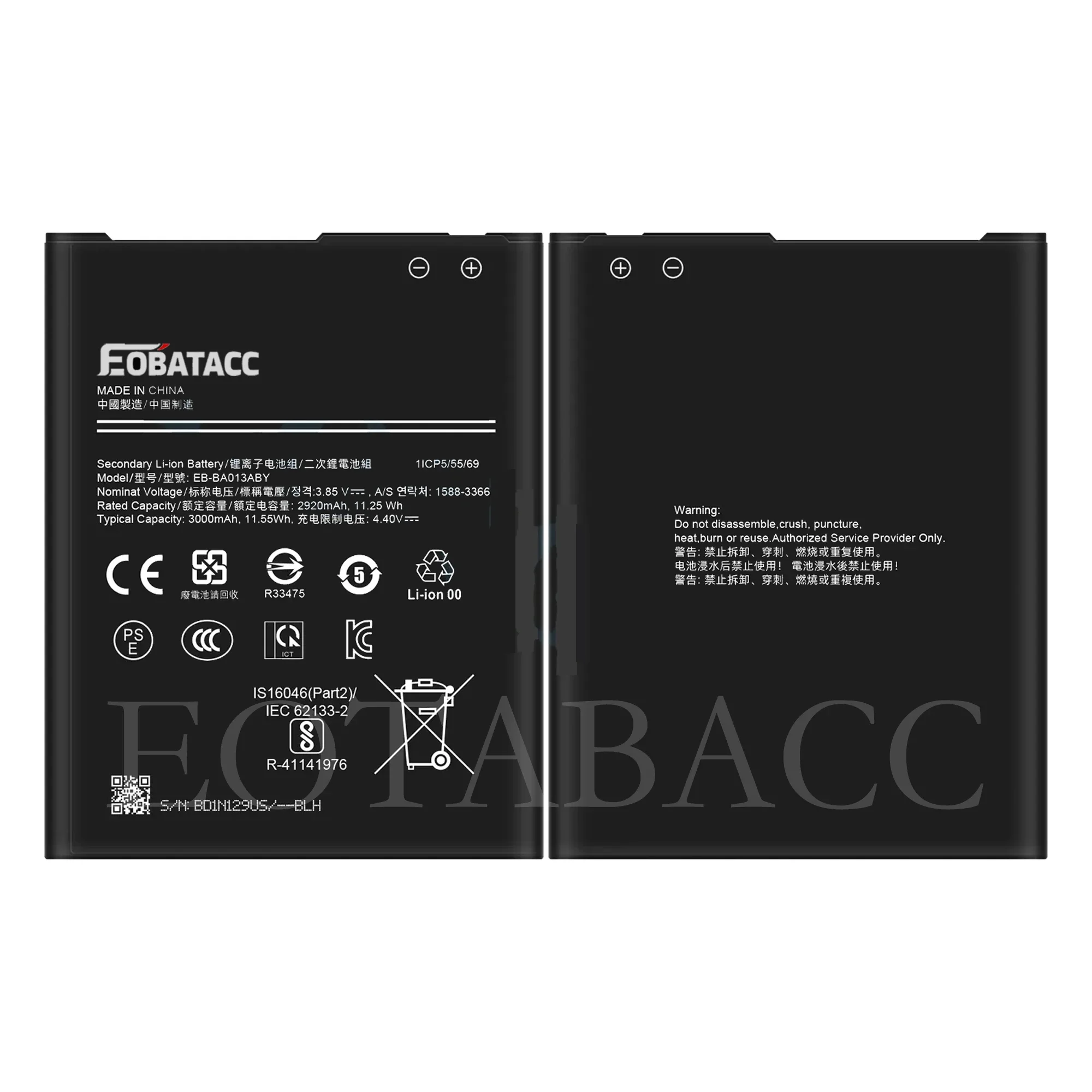 EOTABACC New 100% High Quality EB-BA013ABY Battery For Samsung A01 Core/A03 Core/A3 Core/A013/A013FA013G/AO13M mobile phone Bate