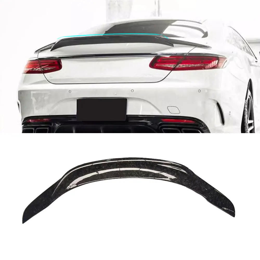 

VACOMUL Forged Carbon Rear Trunk Duck Spoiler Wing for Benz S Class W217 C217 S63 S65 AMG Coupe 2015-2020 Bodykits Accessories