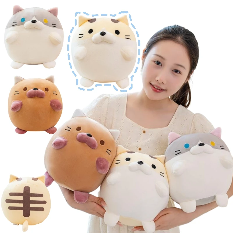 

Высокое качество, три цвета, кошки, плюшевые игрушки, забавные офисные подушки, супер мягкие куклы, декор для рождественского подарка на Хэллоуин