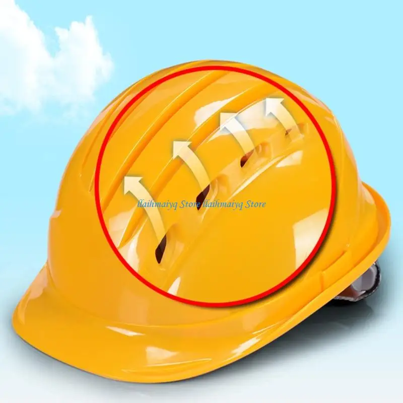 

573B High Visibility Construction Helmet With Comfortable Padding And Lightweight ABS Design Helmet For Outdoor Work