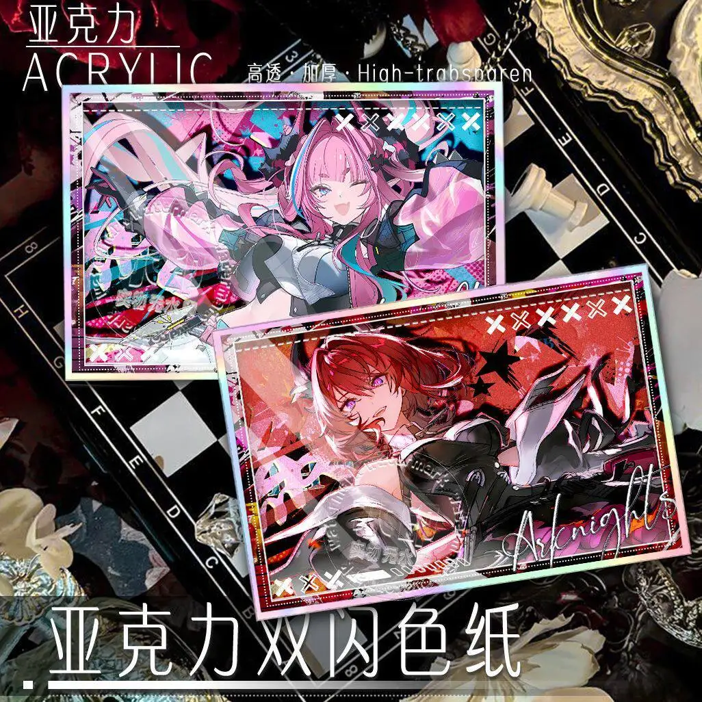 

Game Arknights: Endfield Laevatain‌ Gilberta Yvonne Cosplay Anime Colored paper Collection card ornament Anime Halloween Gift