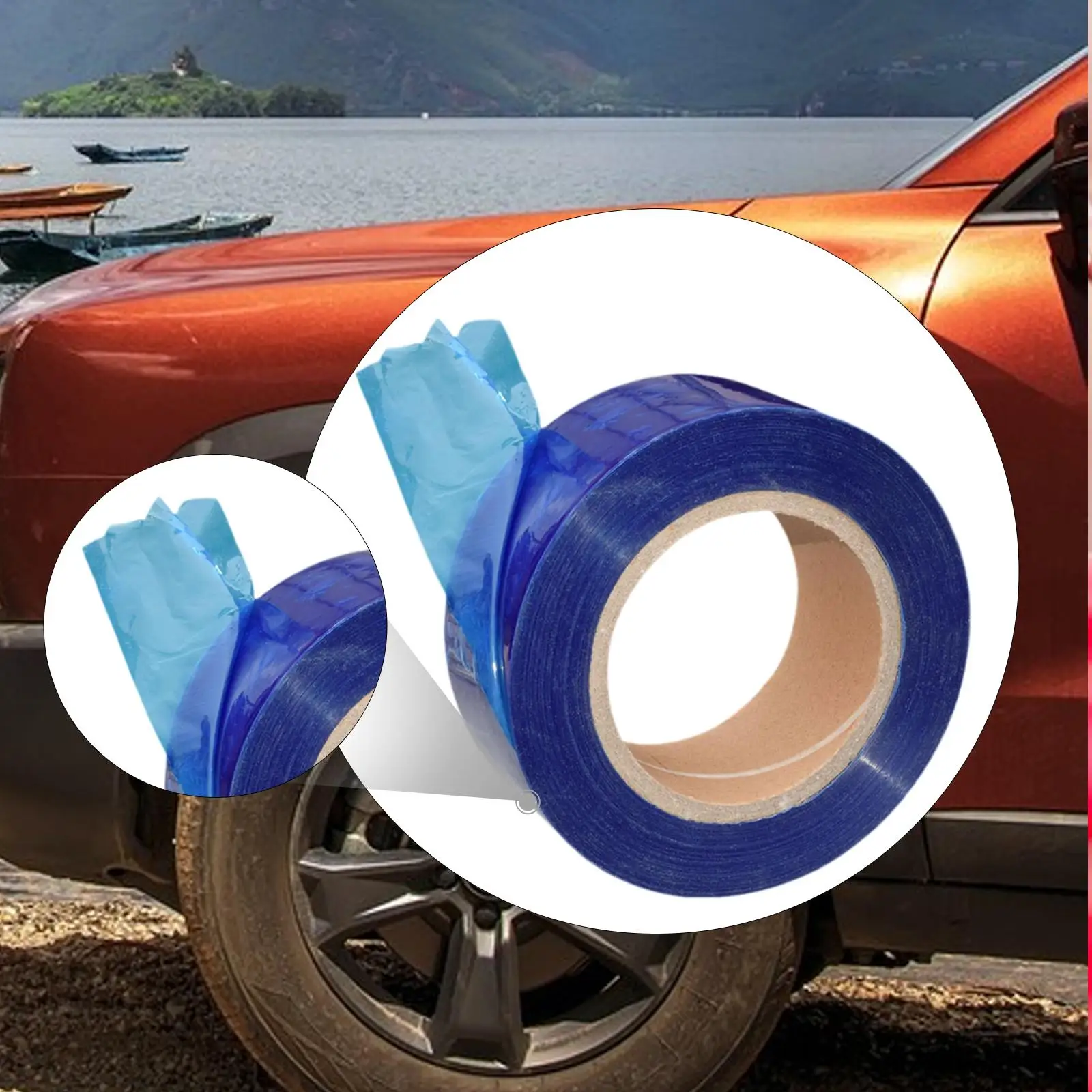 

Smooth Surface Covering Shield Rim Protection Tape Removable Scratch Film Tape
