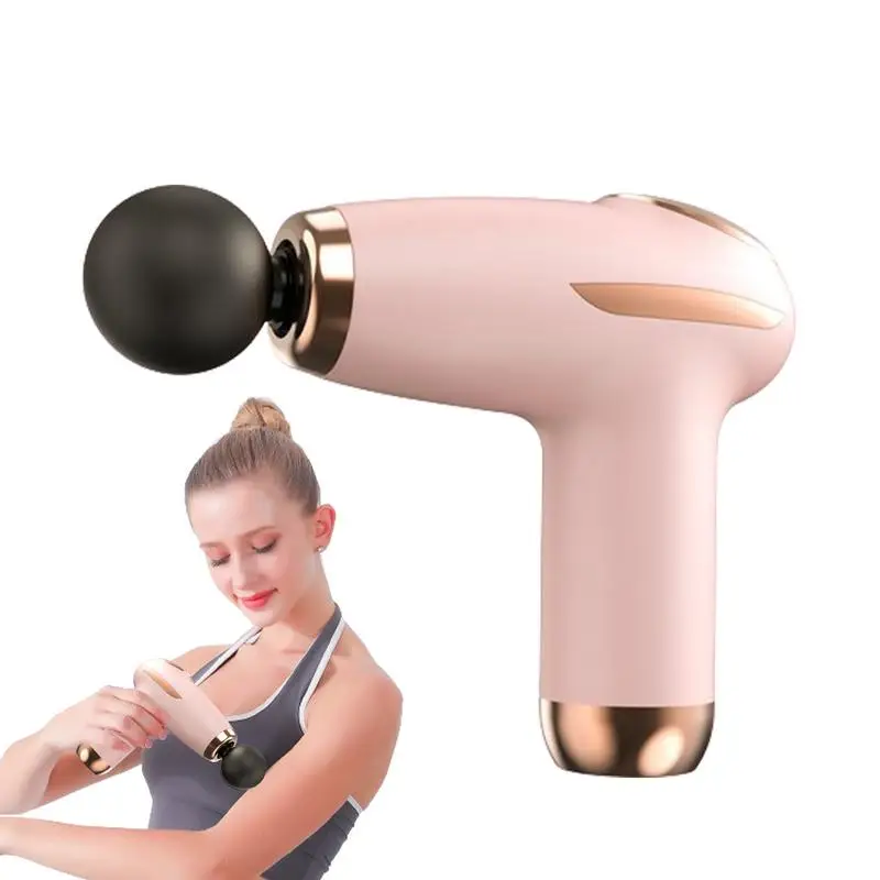 Percussion Back Massager Electric Massager With 4 Massage Heads Percussion Massage Device For Back Low Noise Silent Brushless