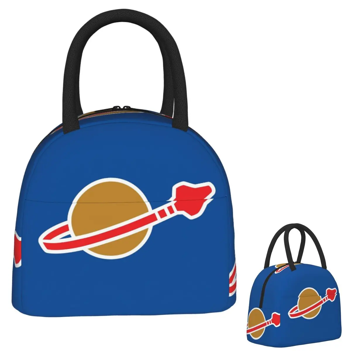 

Classic Space Log Insulated Lunch Bag for Women Children Leakproof Food Boxes Thermal Lunch Box Tote