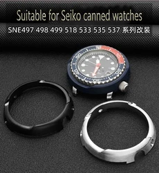 Steel Armor Modified case For Seiko Tuna Can Men SNE497 498 499 518 533 535 537 Canned Watch armor Watch Case Protector Shroud