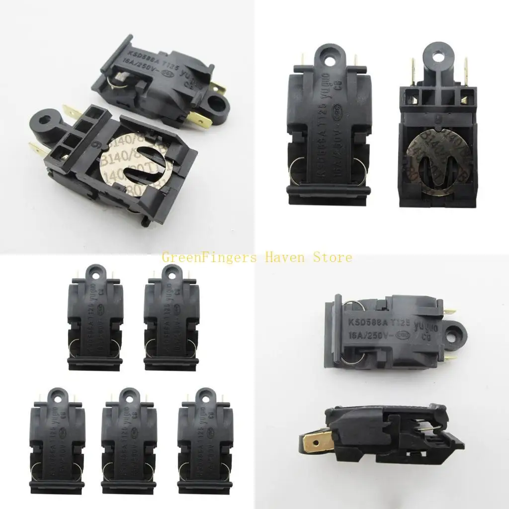 

F68D набор из 5 пластикового выключателя термостата котла 16A Электрический переключатель термостата