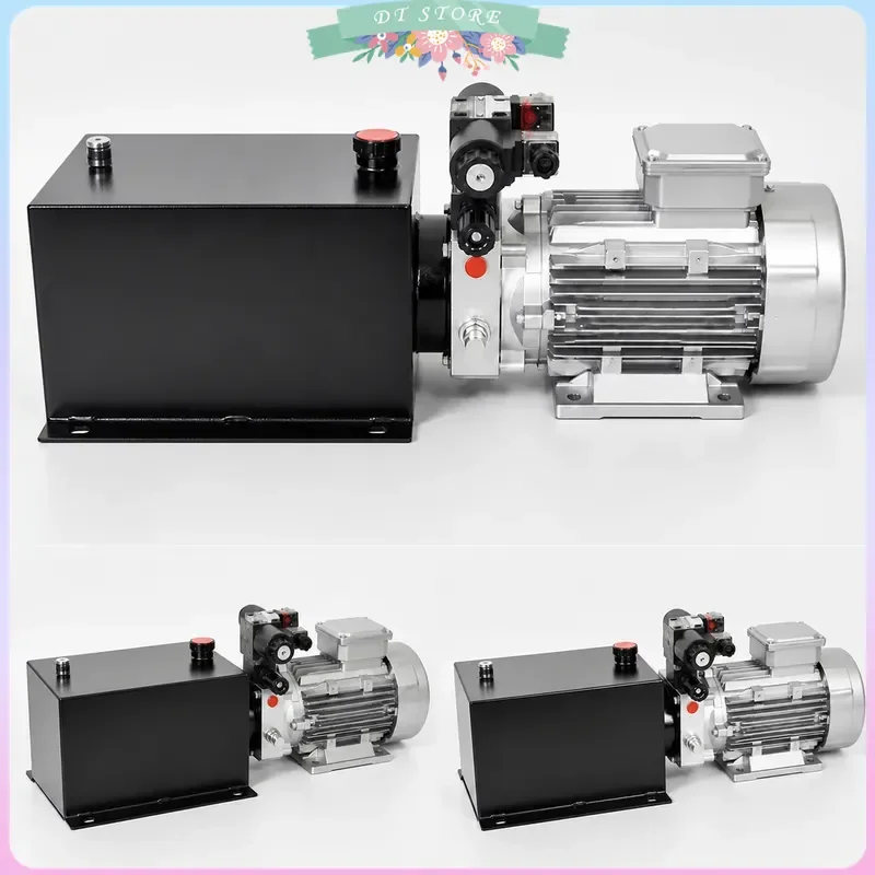220V Double Acting Electric Hydraulic Pump High Pressure Power Unit Assembly Complete System for Truck Fog Gun