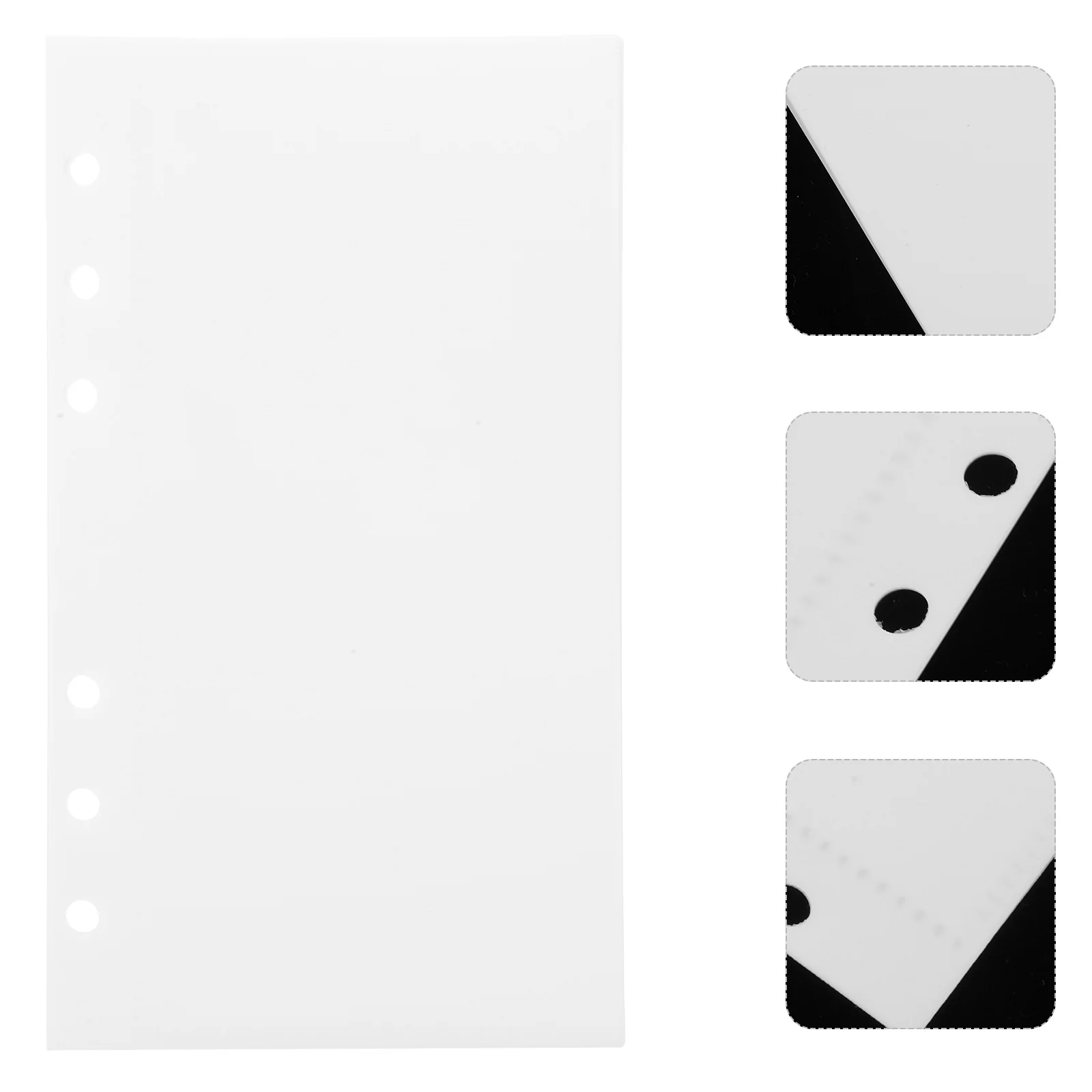 5 Pcs Loose-leaf Pp Bag Separator Page Budget Book Accessories Pattern Cash Hand Ledger Insert Pocket for Binder