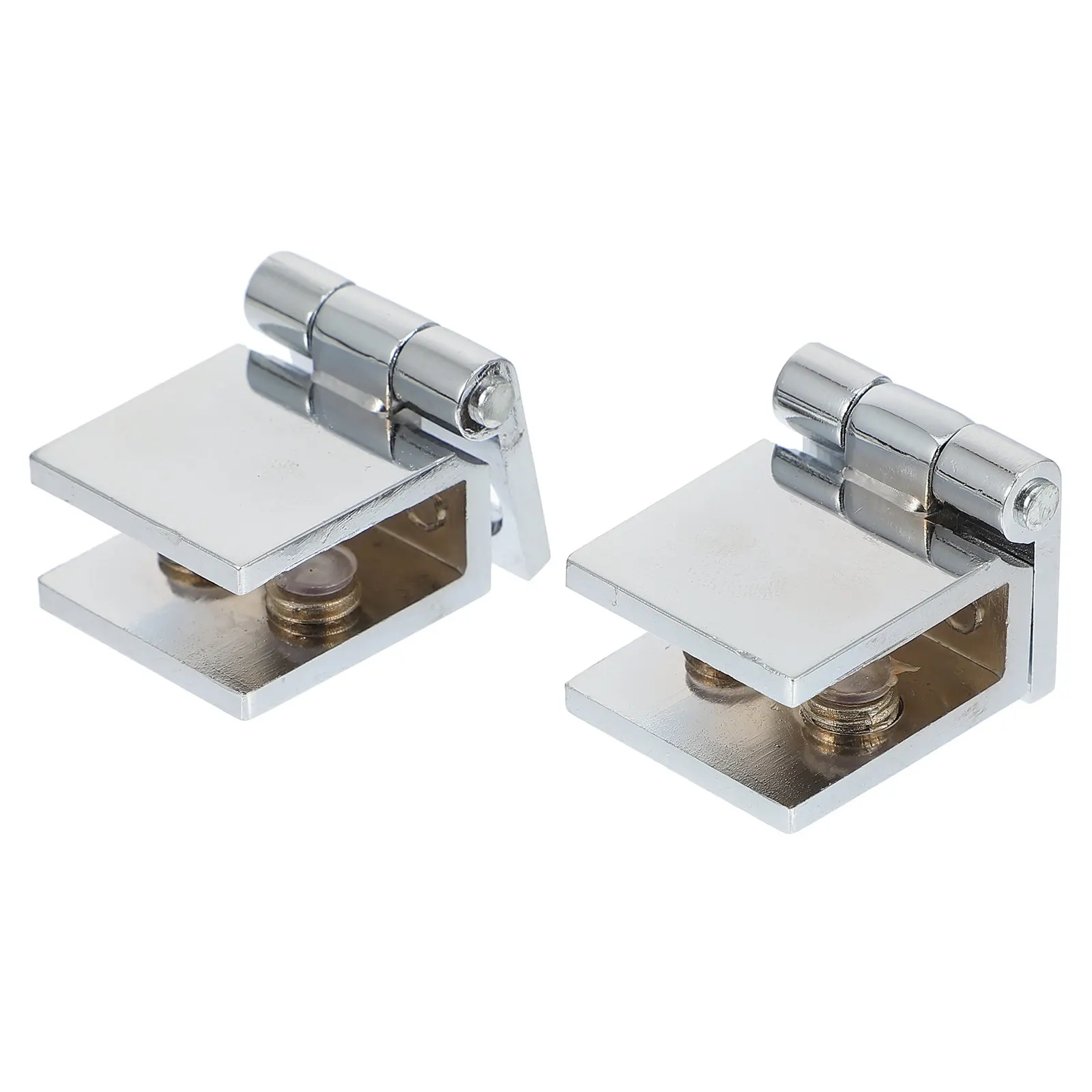 Heavy Duty Glass Door Hinge for Frameless Cabinets – 2pcs, Easy Installation, Wine Cabinet & Display Cabinet Use