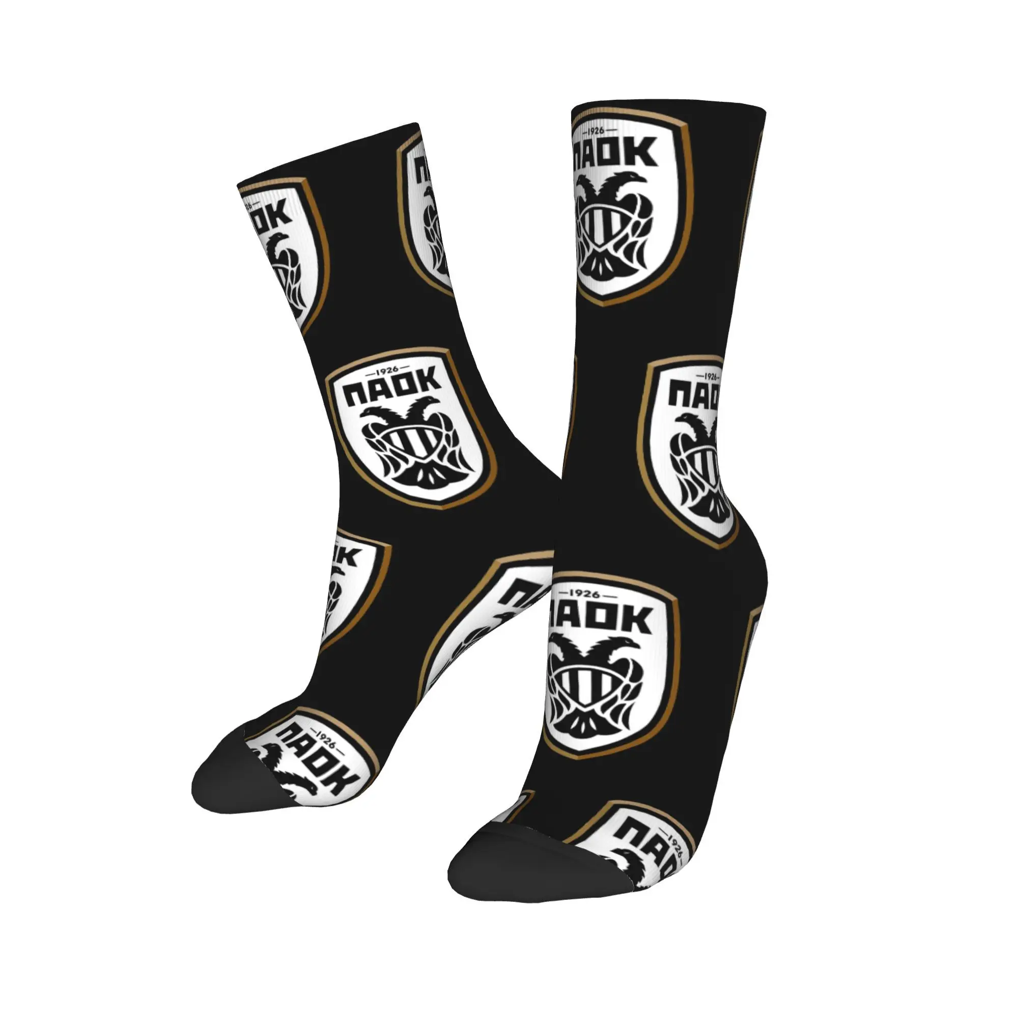 

PAOK Greek Football Sports Fans from Thessaloniki Socks Super Soft Stockings All Season Long Socks for Unisex Birthday Present