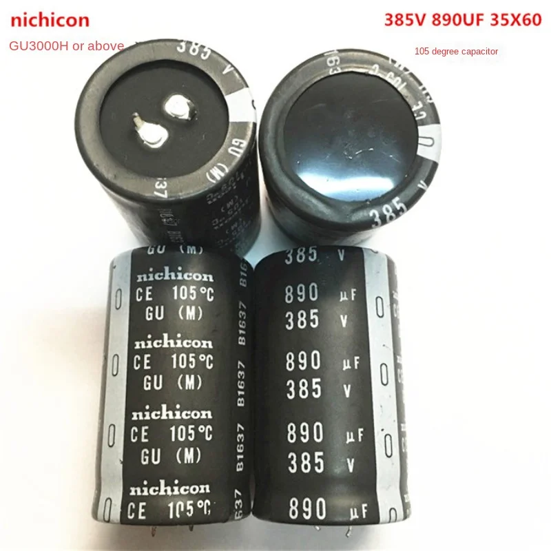 （1PCS）385V890UF 35X60 high-voltage high capacity can replace 400V1000UF electrolytic capacitor 105 degrees